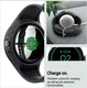 Spigen Nano Pop - Google Pixel Watch 3 41MM/Watch 2 Hoesje en Bandje - Zwart afbeelding 6