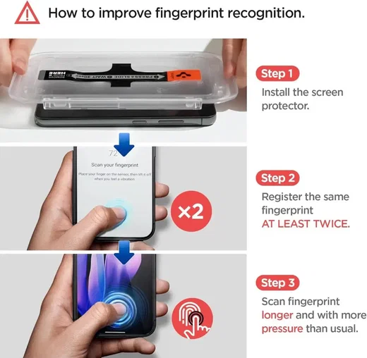 Spigen EZ Fit GLAS.tR Google Pixel 9 Pro XL Privacy Glass 2-Pack afbeelding 8