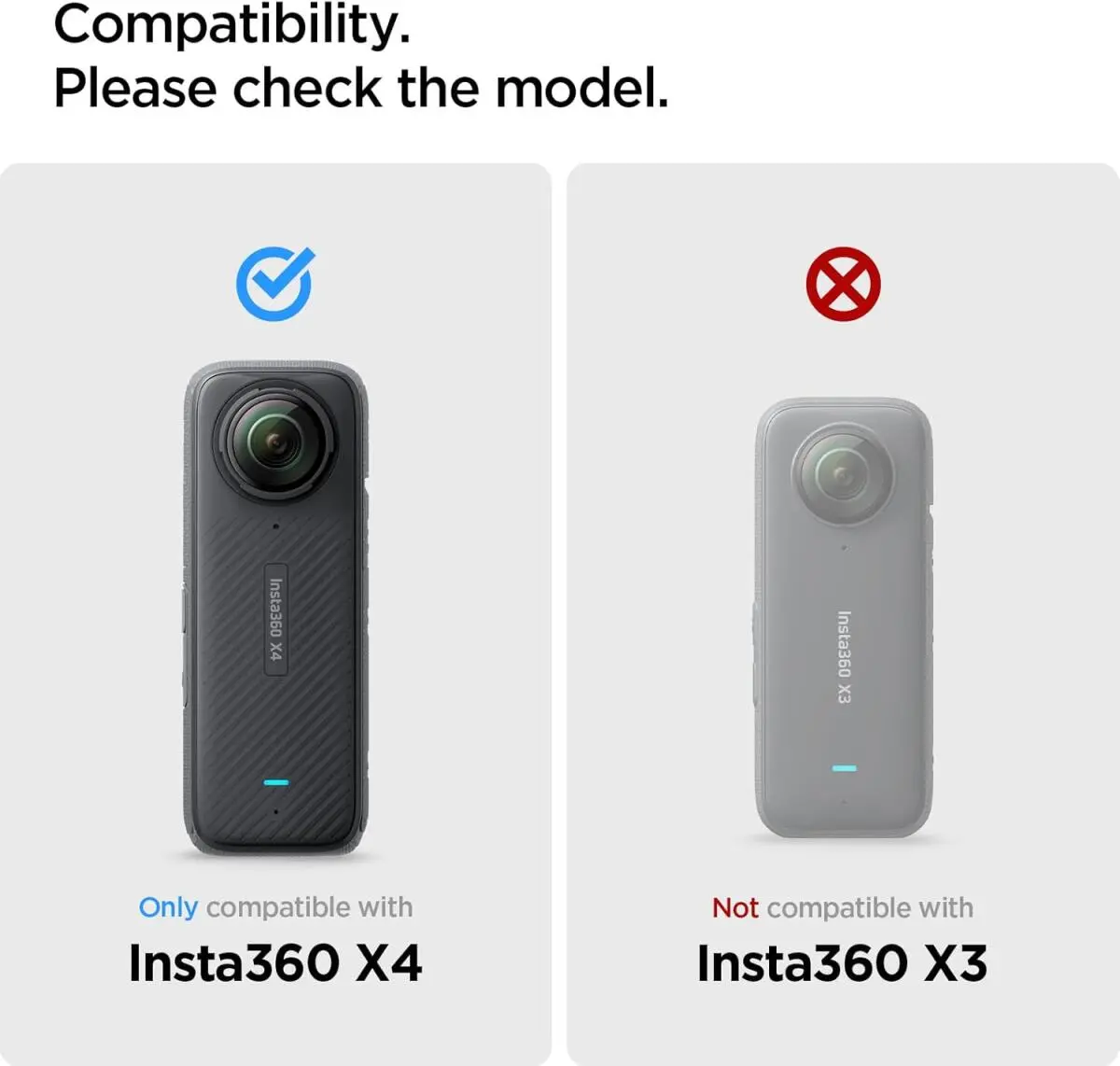 Spigen Glas.tR Slim Insta360 X4 Screen Protector Tempered Glass (2-Pack) afbeelding 2