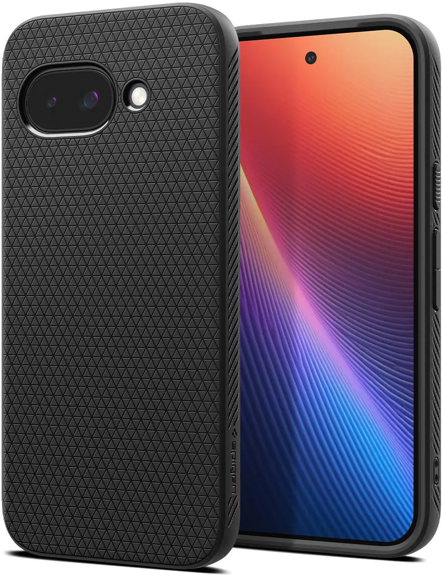 Spigen Liquid Air Google Pixel 9a Hoesje Back Cover Zwart afbeelding 1