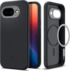 Spigen Nano Pop MagFit Google Pixel 9a Hoesje MagSafe Back Cover Zwart afbeelding