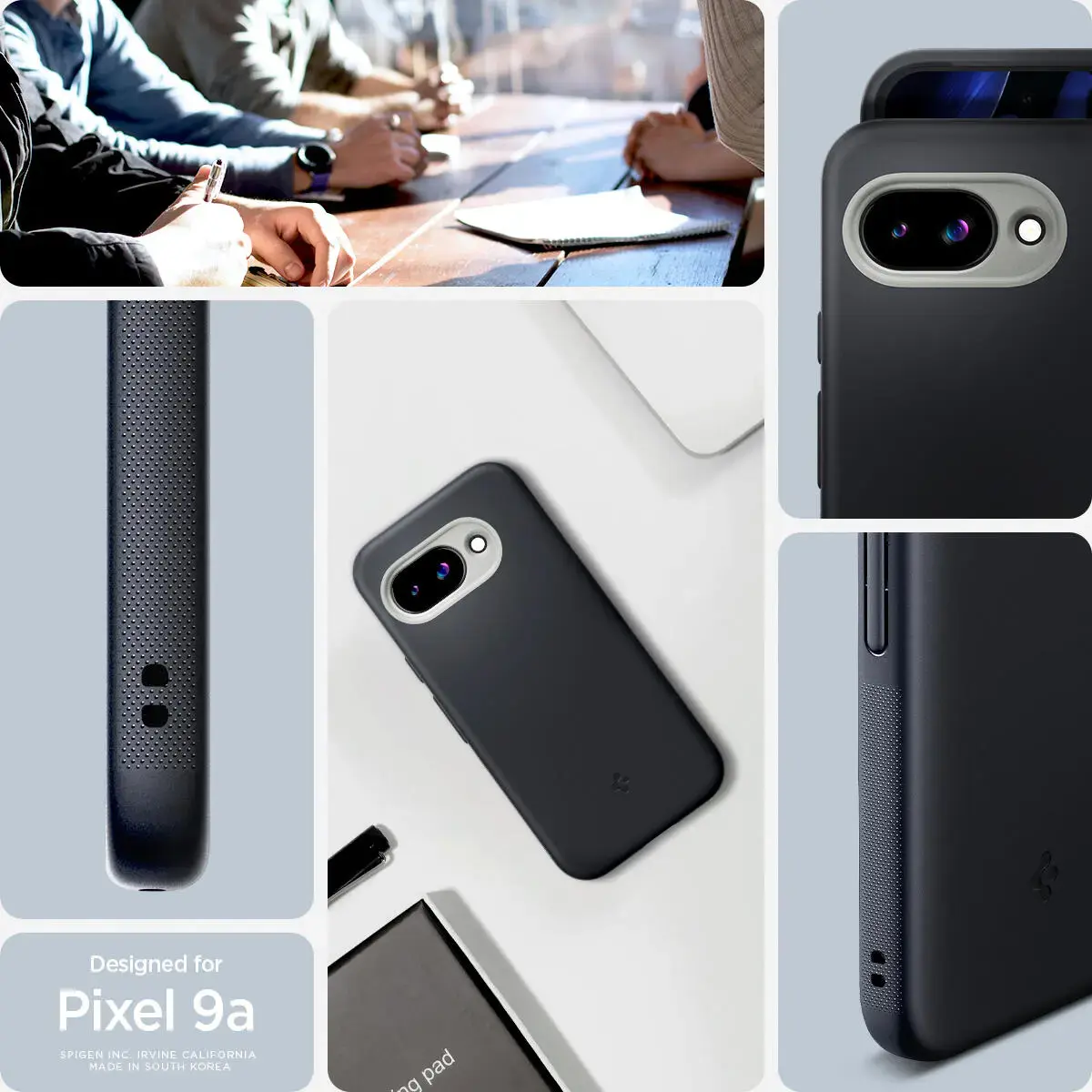 Spigen Nano Pop MagFit Google Pixel 9a Hoesje MagSafe Back Cover Zwart afbeelding 4