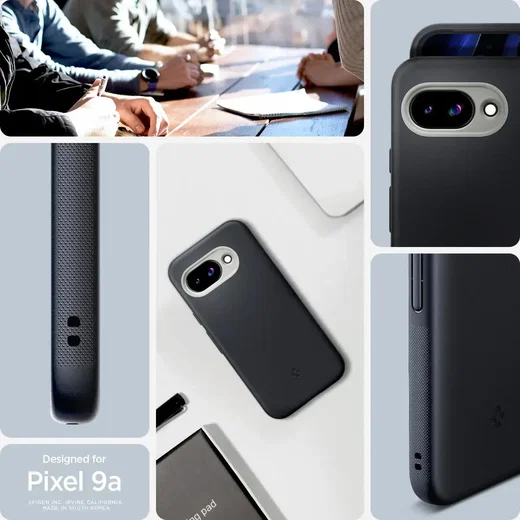 Spigen Nano Pop MagFit Google Pixel 9a Hoesje MagSafe Back Cover Zwart afbeelding 4