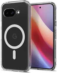 Spigen Ultra Hybrid MagFit Google Pixel 9a Hoesje MagSafe Transparant Wit afbeelding