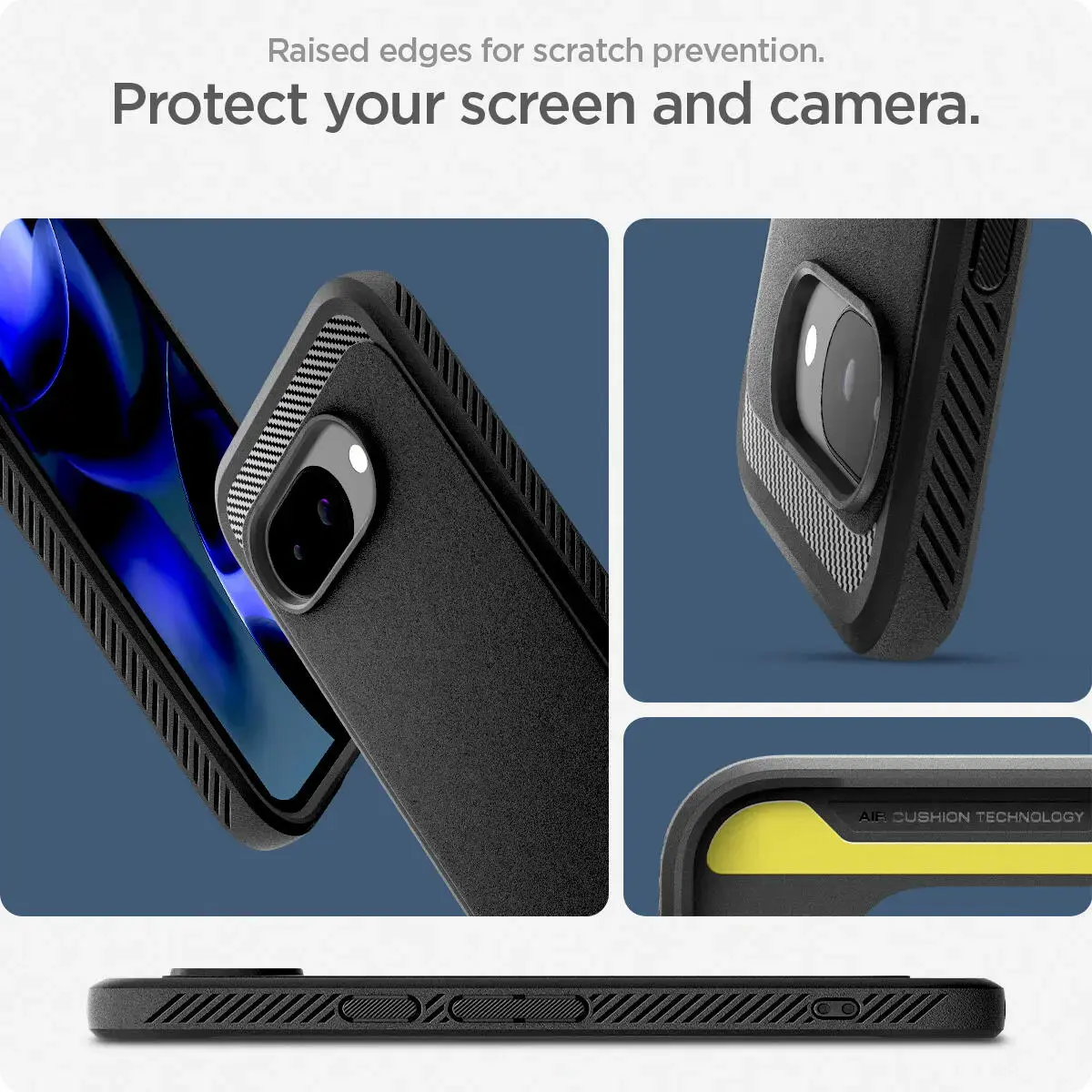 Spigen Rugged Armor MagFit Google Pixel 9a Hoesje MagSafe Zwart afbeelding 8