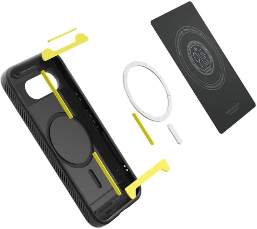 Spigen Rugged Armor MagFit Google Pixel 9a Hoesje MagSafe Zwart afbeelding 14
