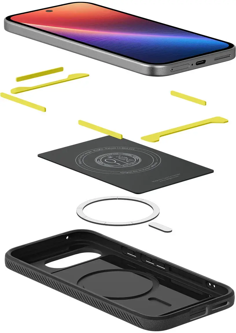 Spigen Rugged Armor MagFit Google Pixel 9a Hoesje MagSafe Zwart afbeelding 15