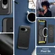 Spigen Rugged Armor MagFit Google Pixel 9a Hoesje MagSafe Zwart afbeelding 4