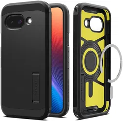 Spigen Tough Armor Google Pixel 9a Hoesje MagSafe Back Cover Zwart afbeelding