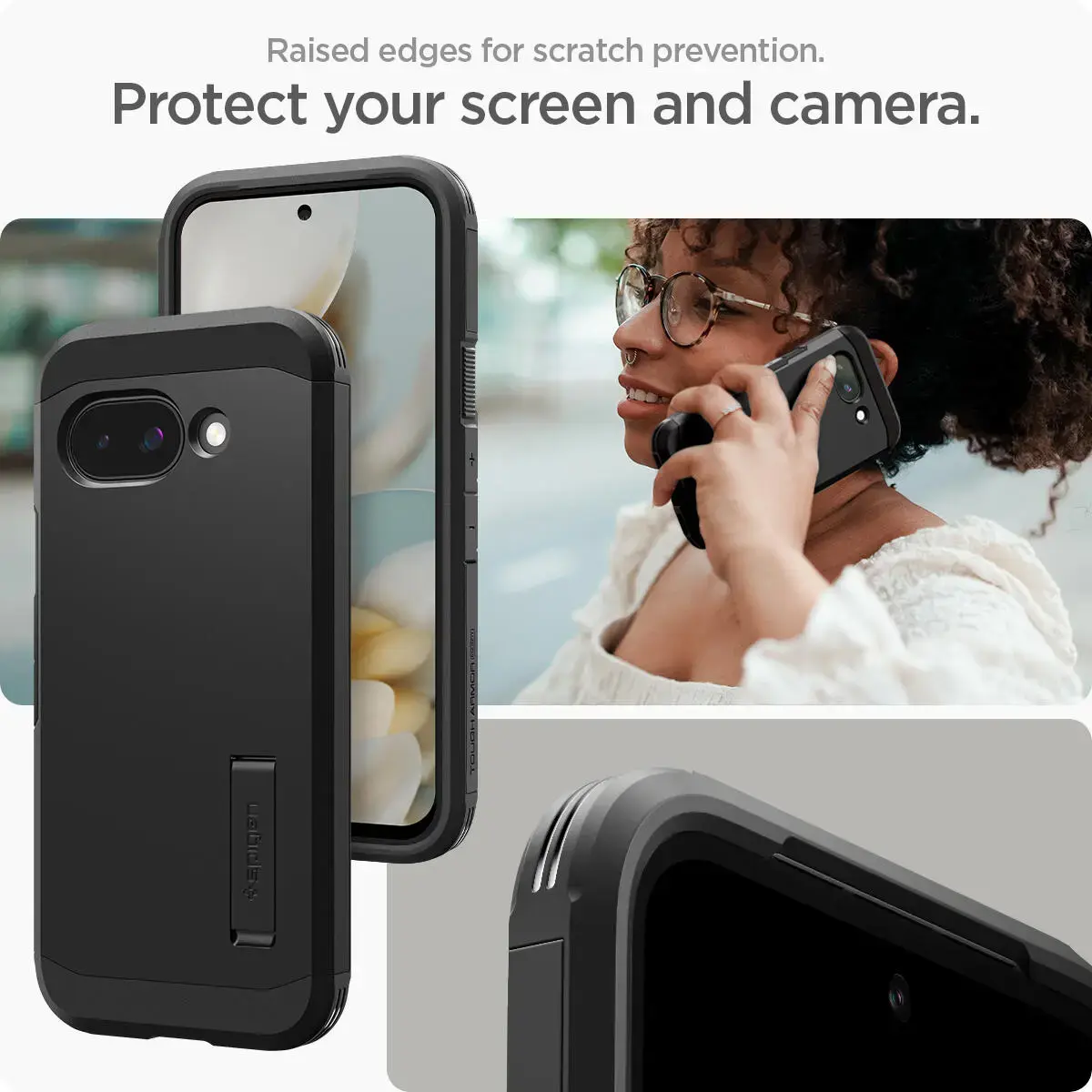 Spigen Tough Armor Google Pixel 9a Hoesje MagSafe Back Cover Zwart afbeelding 9
