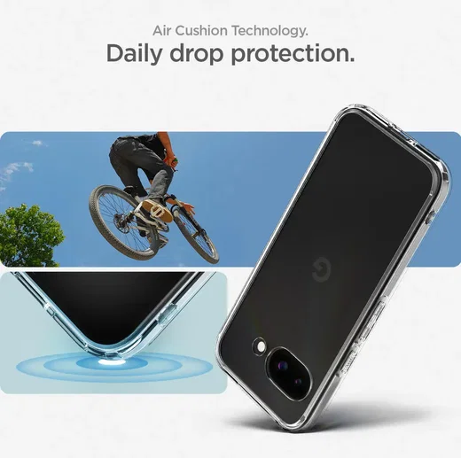 Spigen Ultra Hybrid Google Pixel 9a Hoesje Back Cover Transparant afbeelding 6