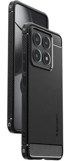 Spigen Rugged Armor Xiaomi 14T Hoesje Back Cover Zwart afbeelding 12
