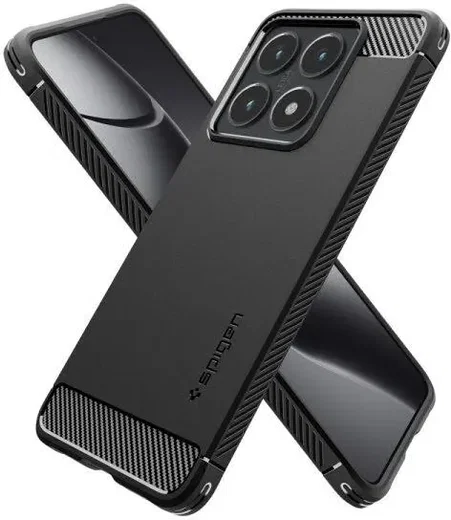 Spigen Rugged Armor Xiaomi 14T Hoesje Back Cover Zwart afbeelding 9