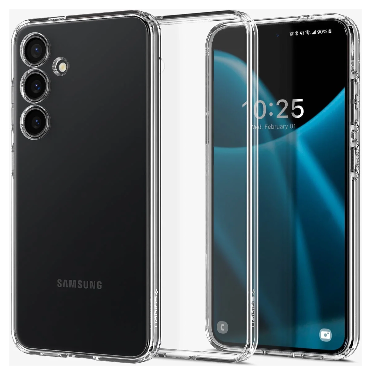 Spigen Crystal Flex Samsung Galaxy S24 FE Hoesje Back Cover Transparant afbeelding 3