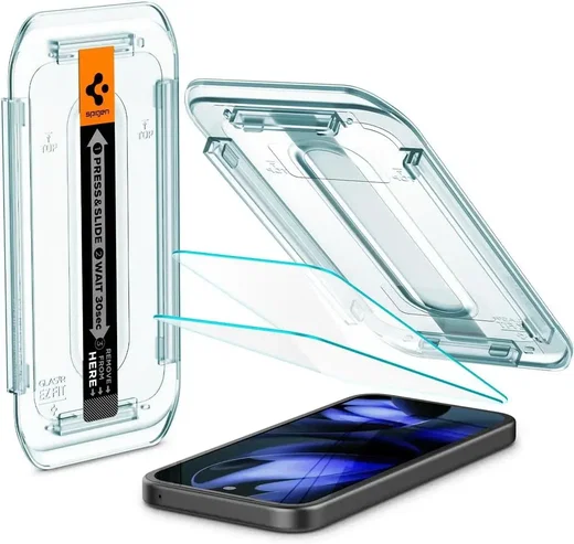 Spigen EZ Fit GLAS.tR Google Pixel 9a Screen Protector 2-Pack afbeelding 1