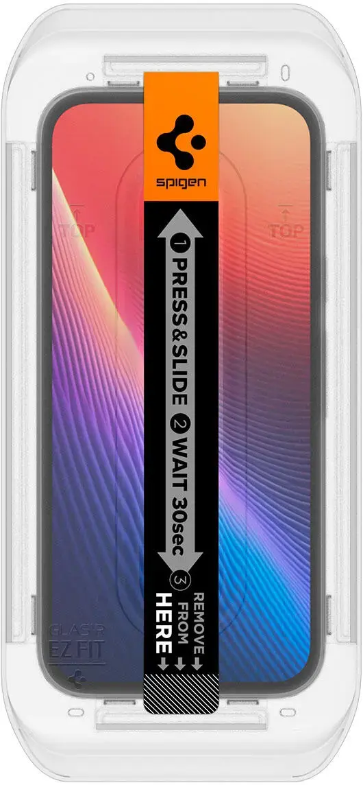 Spigen EZ Fit GLAS.tR Google Pixel 9a Screen Protector 2-Pack afbeelding 10
