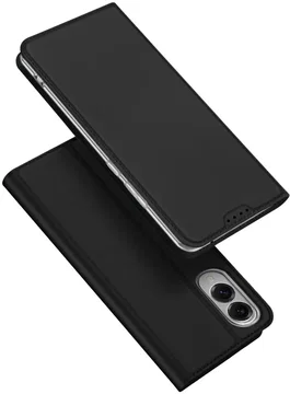 Dux Ducis Skin Pro Samsung Galaxy S25 Edge Hoesje Portemonnee Book Case Zwart