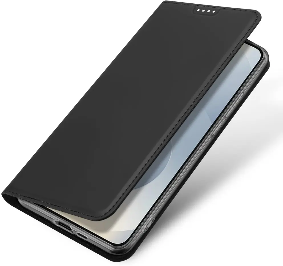 Dux Ducis Skin Pro Samsung Galaxy S25 Edge Hoesje Portemonnee Book Case Zwart afbeelding 4