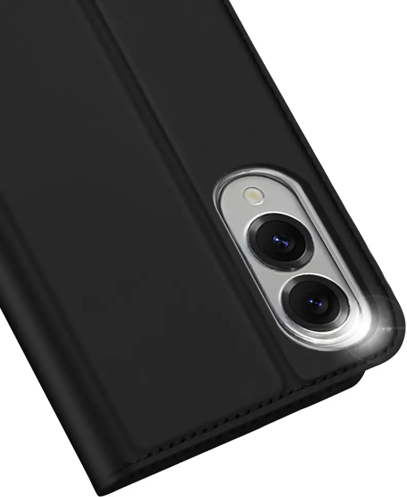 Dux Ducis Skin Pro Samsung Galaxy S25 Edge Hoesje Portemonnee Book Case Zwart afbeelding 5