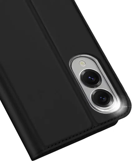 Dux Ducis Skin Pro Samsung Galaxy S25 Edge Hoesje Portemonnee Book Case Zwart afbeelding 5