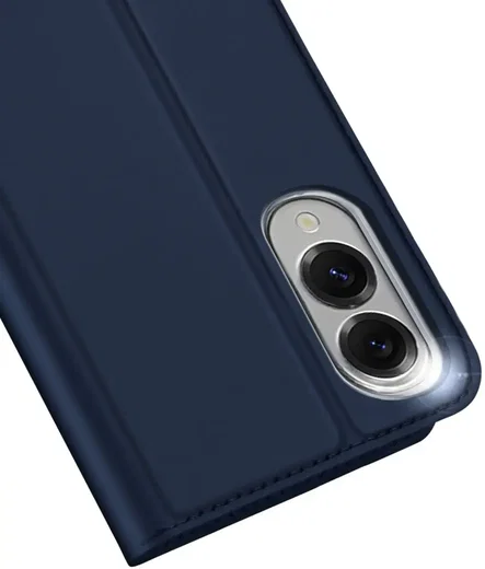 Dux Ducis Skin Pro Samsung Galaxy S25 Edge Hoesje Portemonnee Book Case Blauw afbeelding 4