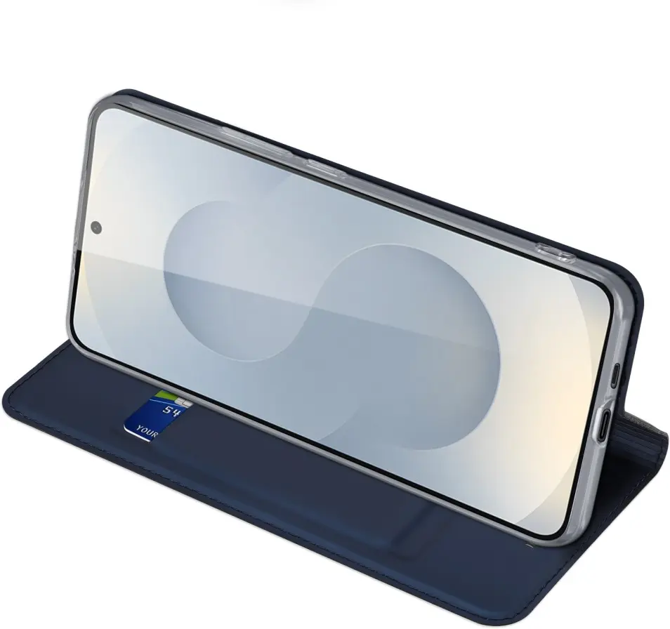 Dux Ducis Skin Pro Samsung Galaxy S25 Edge Hoesje Portemonnee Book Case Blauw afbeelding 6