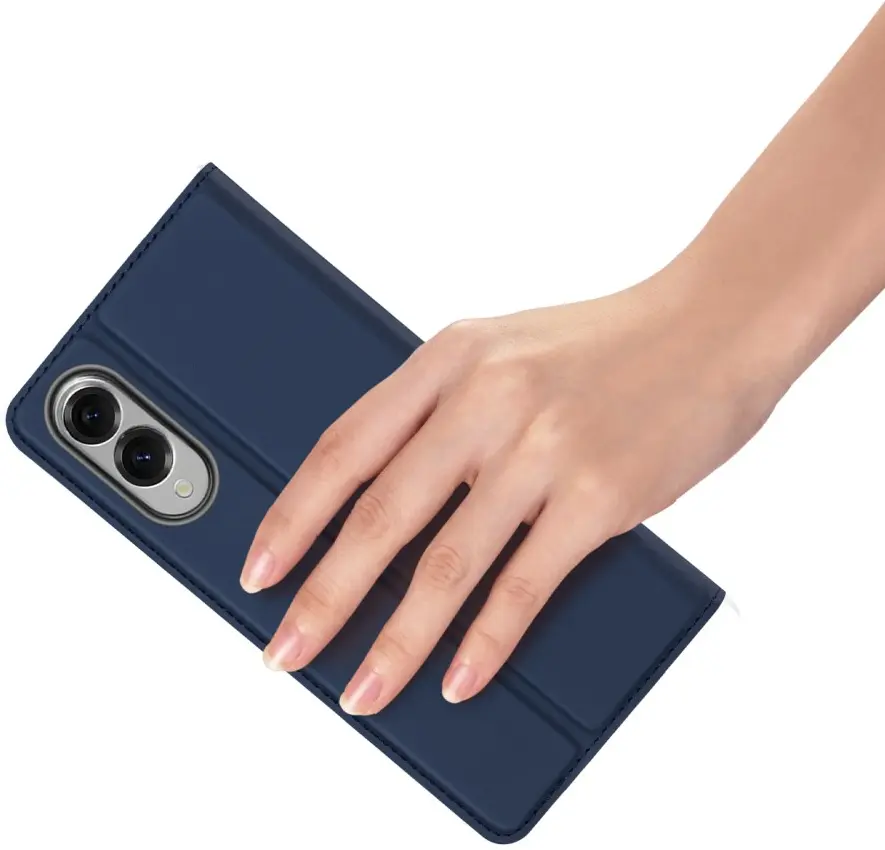 Dux Ducis Skin Pro Samsung Galaxy S25 Edge Hoesje Portemonnee Book Case Blauw afbeelding 7