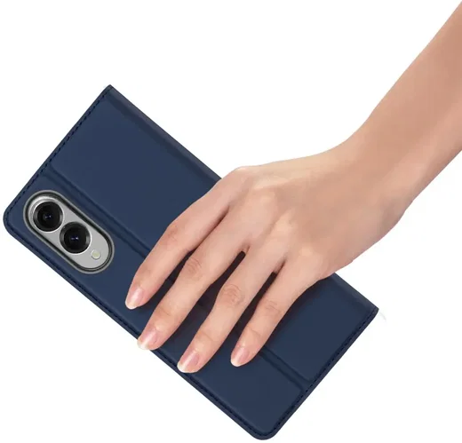 Dux Ducis Skin Pro Samsung Galaxy S25 Edge Hoesje Portemonnee Book Case Blauw afbeelding 7