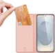 Dux Ducis Skin Pro Samsung Galaxy S25 Edge Hoesje Portemonnee Book Case Roze afbeelding 2