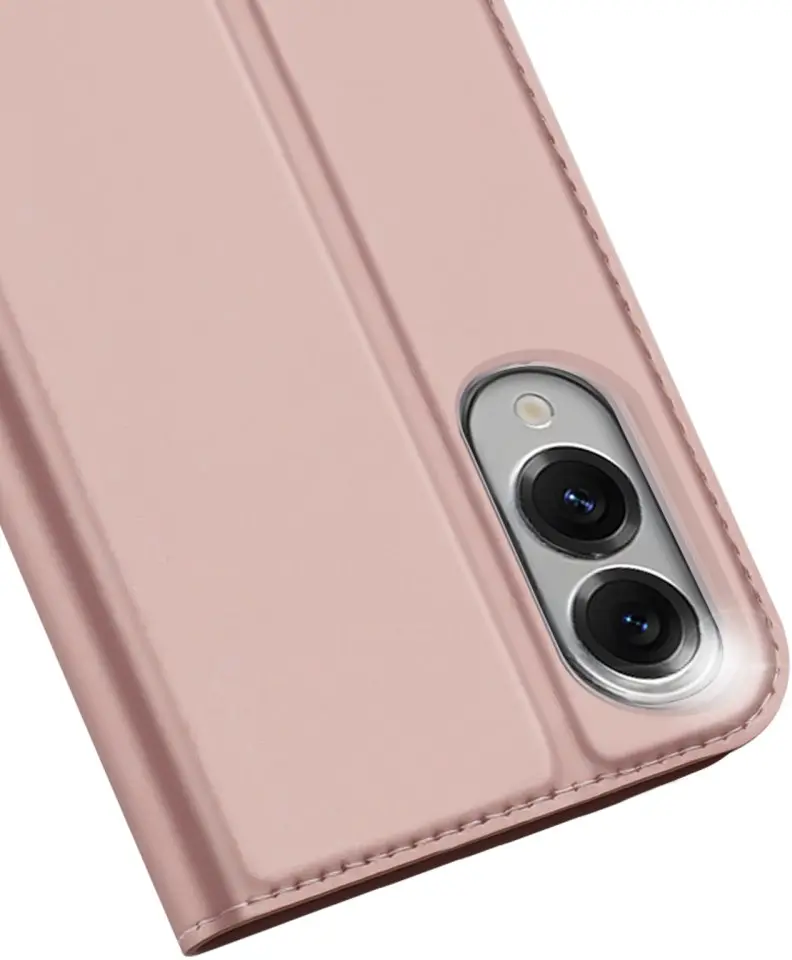 Dux Ducis Skin Pro Samsung Galaxy S25 Edge Hoesje Portemonnee Book Case Roze afbeelding 4