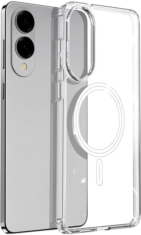 Dux Ducis Clin Samsung Galaxy S25 Edge Hoesje MagSafe Back Cover Transparant afbeelding 1