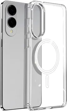 Dux Ducis Clin Samsung Galaxy S25 Edge Hoesje MagSafe Back Cover Transparant
