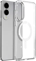 Dux Ducis Clin Samsung Galaxy S25 Edge Hoesje MagSafe Back Cover Transparant afbeelding