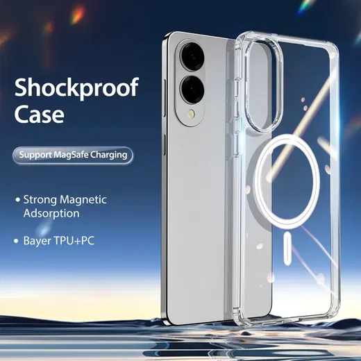 Dux Ducis Clin Samsung Galaxy S25 Edge Hoesje MagSafe Back Cover Transparant afbeelding 3