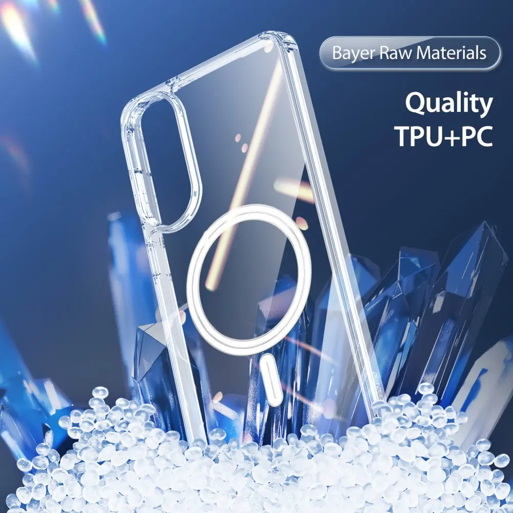 Dux Ducis Clin Samsung Galaxy S25 Edge Hoesje MagSafe Back Cover Transparant afbeelding 5