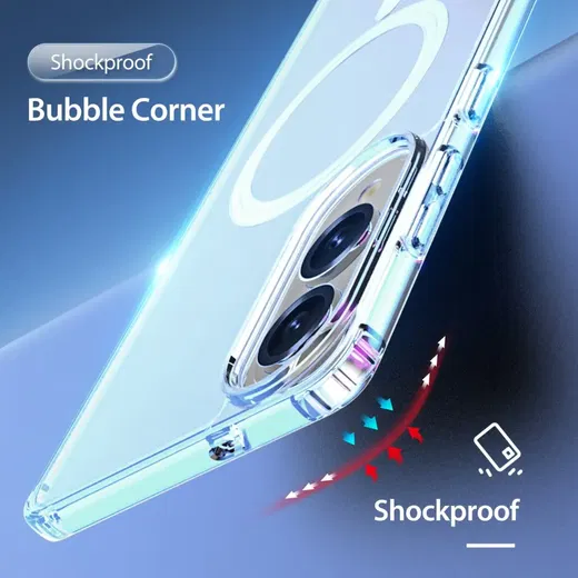 Dux Ducis Clin Samsung Galaxy S25 Edge Hoesje MagSafe Back Cover Transparant afbeelding 6