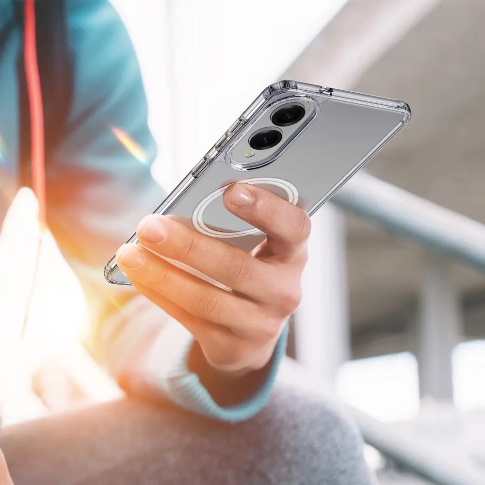 Dux Ducis Clin Samsung Galaxy S25 Edge Hoesje MagSafe Back Cover Transparant afbeelding 8