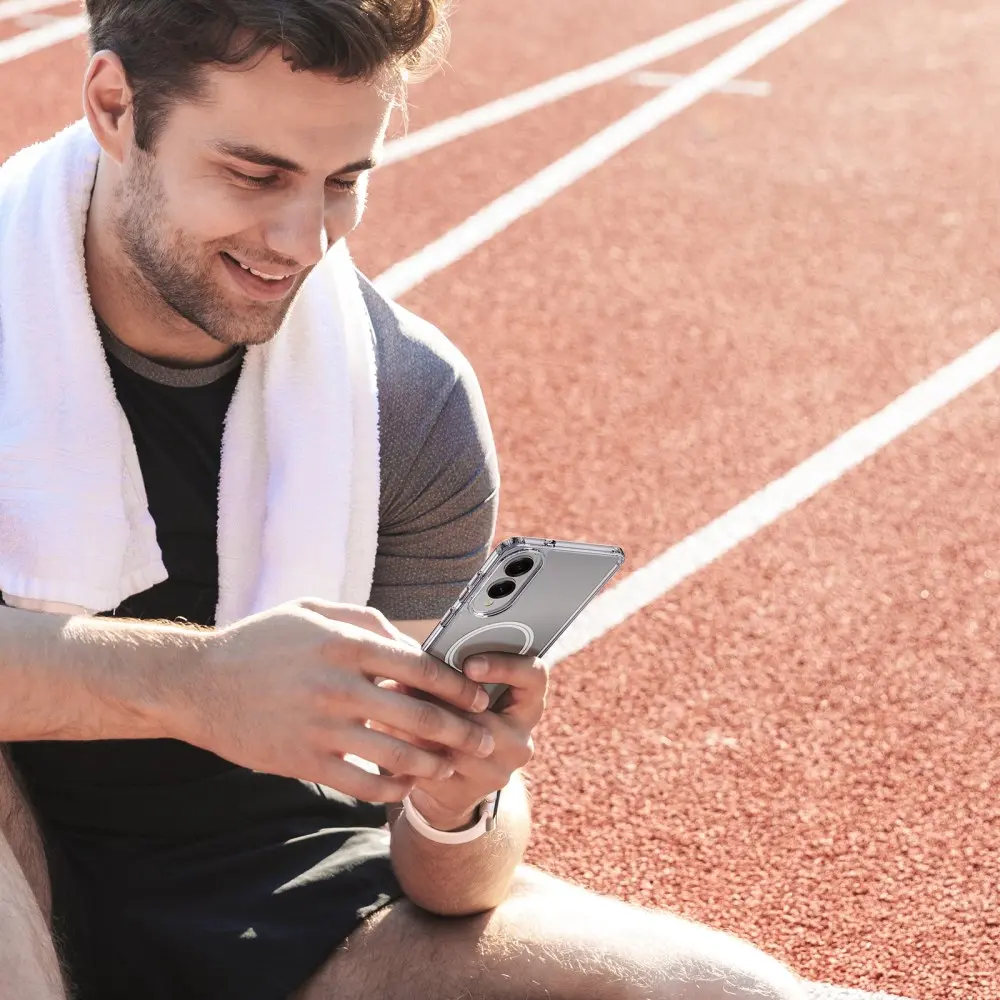 Dux Ducis Clin Samsung Galaxy S25 Edge Hoesje MagSafe Back Cover Transparant afbeelding 9