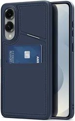 Dux Ducis Rafi II Samsung Galaxy S25 Edge Hoesje MagSafe Back Cover Blauw afbeelding