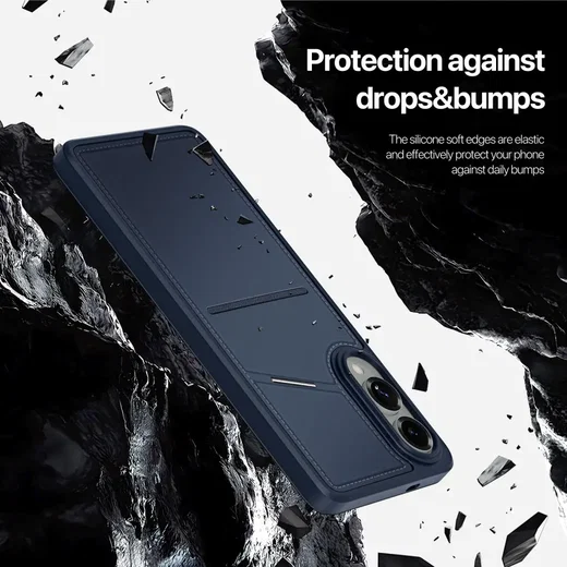 Dux Ducis Rafi II Samsung Galaxy S25 Edge Hoesje MagSafe Back Cover Blauw afbeelding 10