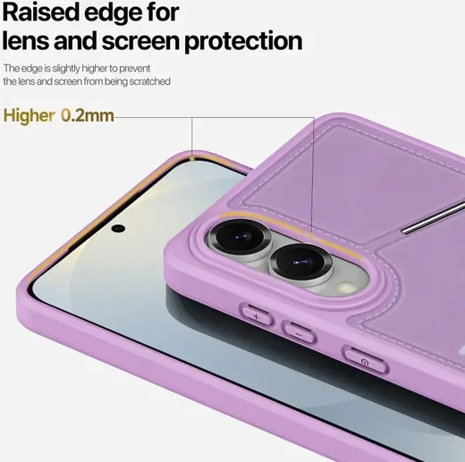 Dux Ducis Rafi II Samsung Galaxy S25 Edge Hoesje MagSafe Back Cover Roze afbeelding 11