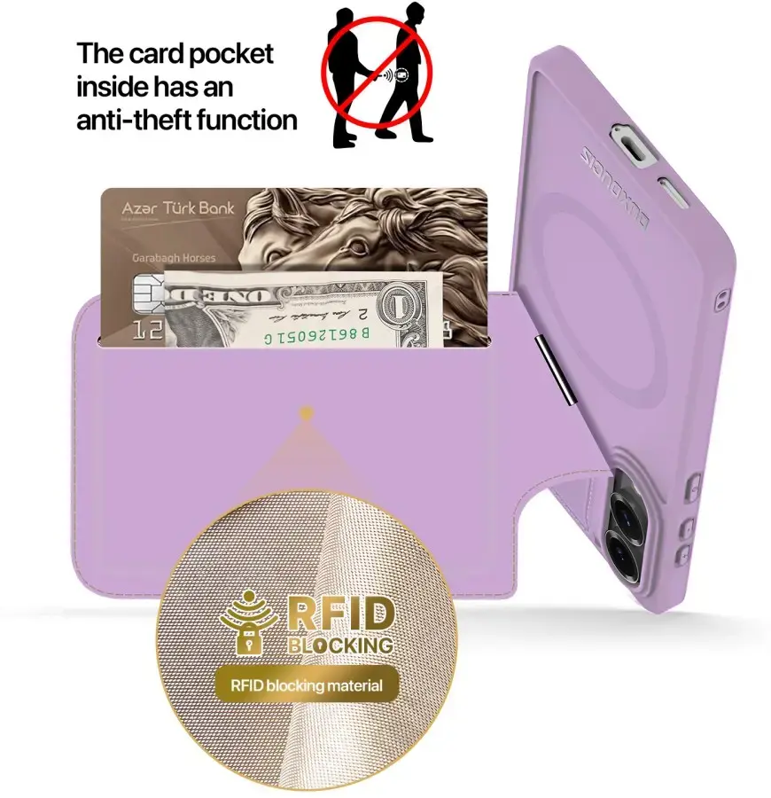 Dux Ducis Rafi II Samsung Galaxy S25 Edge Hoesje MagSafe Back Cover Roze afbeelding 9