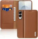 Dux Ducis Hivo Samsung Galaxy S25 Edge Hoesje RFID Book Case Bruin