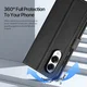 Dux Ducis Lawa Samsung Galaxy S25 Edge Hoesje 2-in-1 Wallet Case MagSafe Zwart afbeelding 10