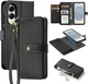 Dux Ducis Lawa Samsung Galaxy S25 Edge Hoesje 2-in-1 Wallet Case MagSafe Zwart afbeelding 2