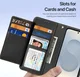 Dux Ducis Lawa Samsung Galaxy S25 Edge Hoesje 2-in-1 Wallet Case MagSafe Zwart afbeelding 7