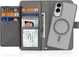 Dux Ducis Lawa Samsung Galaxy S25 Edge Hoesje 2-in-1 Wallet Case MagSafe Grijs