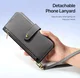 Dux Ducis Lawa Samsung Galaxy S25 Edge Hoesje 2-in-1 Wallet Case MagSafe Grijs afbeelding 11