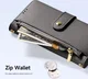 Dux Ducis Lawa Samsung Galaxy S25 Edge Hoesje 2-in-1 Wallet Case MagSafe Grijs afbeelding 8