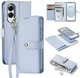 Dux Ducis Lawa Samsung Galaxy S25 Edge Hoesje 2-in-1 Wallet Case MagSafe Blauw afbeelding 2